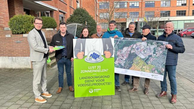 Boerenbond diende op meerdere plaatsen bezwaarschriften in tegen het plaatsen van zonnepanelen op landbouwgrond.
