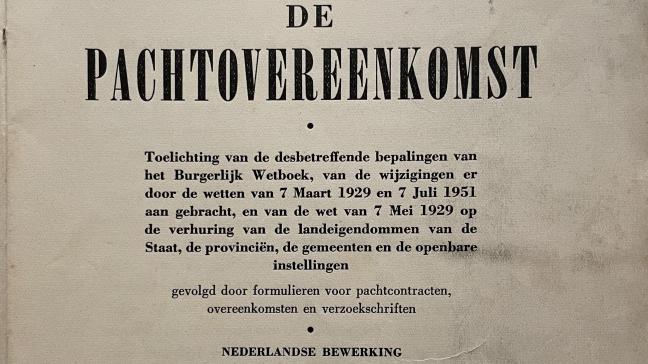 De wet van 7 juli 1951 bouwde verder op de eerste specifieke bepalingen die werden ingevoerd voor pachters van landeigendommen door de wet van 7 maart 1929.