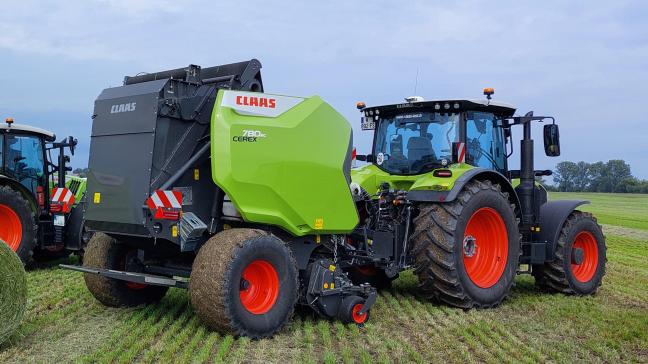 De Cerex 700 RC komt  er aan de bovenzijde van  het gamma rondebalenpersen van Claas bij.