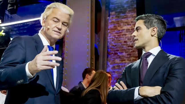 PVV-leider Geert Wilders en D66-kopstuk Rob Jetten: wie wordt de grootste?