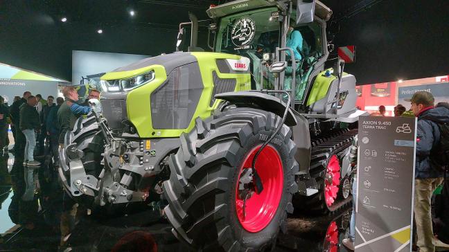 De Claas Axion 9.450 won de Tractor of the Year- award in de HighPower- categorie.