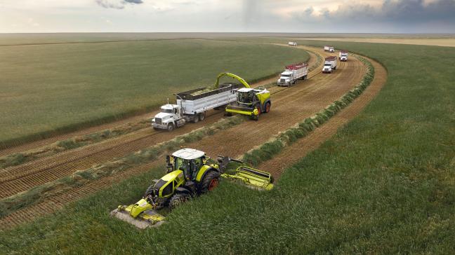 Claas vestigde met zijn nieuwe Jaguar 1200 een nieuw wereldrecord.
