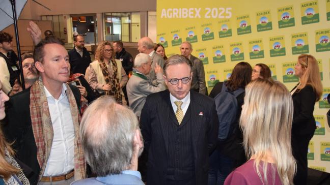 Premier Bart De Wever had lovende woorden voor de landbouwsector bij de opening van Agribex 2025.