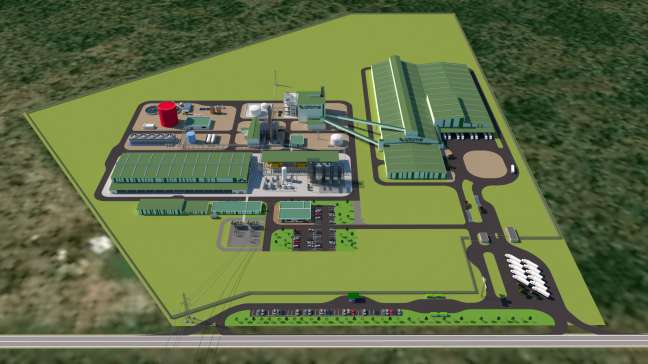 In Paraguay bouwt Atome een fabriek die stikstofmeststoffen zal produceren op basis van waterstof.