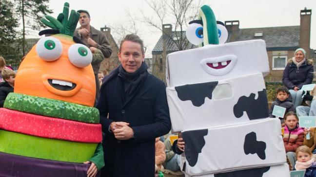 Minister Brouns gaf de aftrap van Oog voor Lekkers in basisschool De Wonder-Wijzer in Zutendaal.