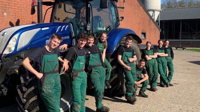 De leerlingen van het zevende jaar Productiemedewerker dier zijn duidelijk tevreden met de vernieuwingen binnen de opleiding.