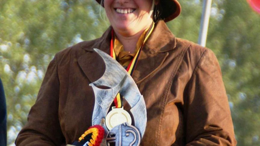 Sofie Clerinx, Belgisch kampioene 1-span trekpaard.