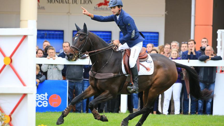 Astier Nicolas en Alertamalib’Or: Wereldkampioenen zevenjarige eventingpaarden.