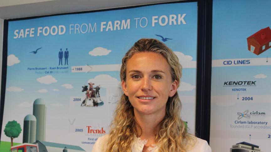 Helena Brutsaert, dochter van mede-oprichter Pierre en Chief Commercial Officer bij CID LINES: “Preventief werken wordt hoe langer hoe belangrijker voor de veehouderij.”