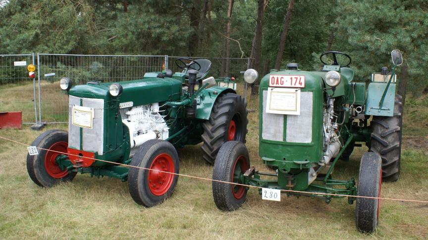 Tractoren van Belgische makelij zoals deze Gardner-Van de Zande op foto staan in de kijker op het 30ste Oldtimer Festival.