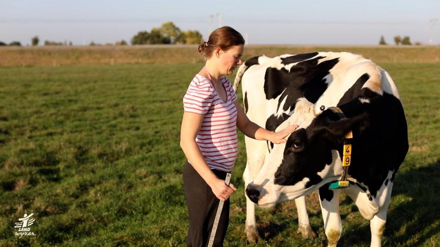 Sarah denkt dat Landwijzer haar goed heeft voorbereid op de overname van het ouderlijk bedrijf.