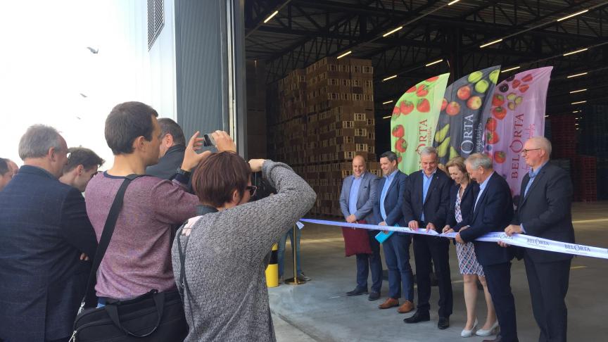 Met het openen van de nieuwe verpakkingsloods wordt de opslagcapaciteit in Borgloon uitgebreid.