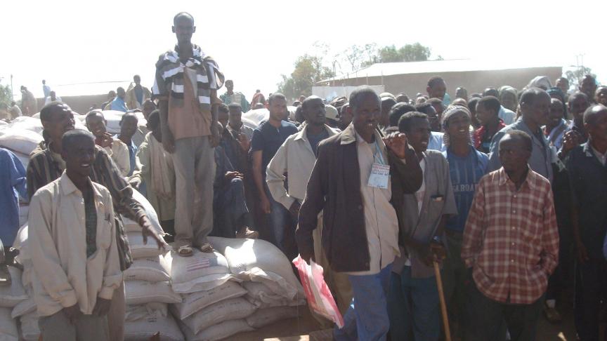 Het WFP verschaft voedselhulp over de hele wereld, zoals hier in Ethiopië.