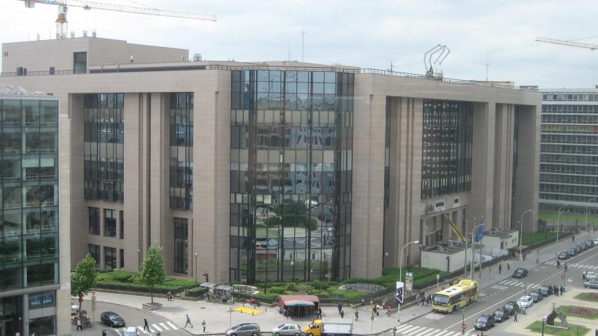 De landbouwministers kwamen samen in het Justus Lipsius gebouw van de Europese Raad.