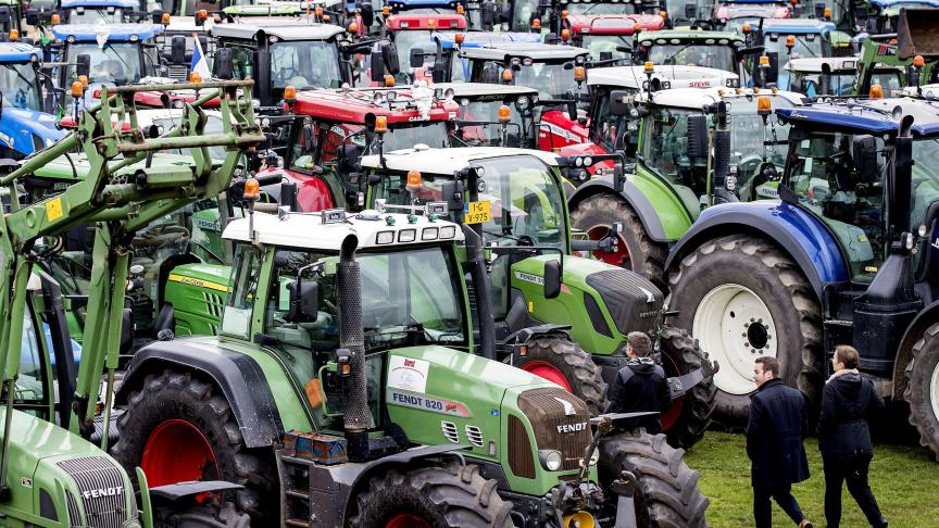 Duizenden boeren bezetten onlangs een belangrijke plaats vlakbij het Nederlandse parlement.