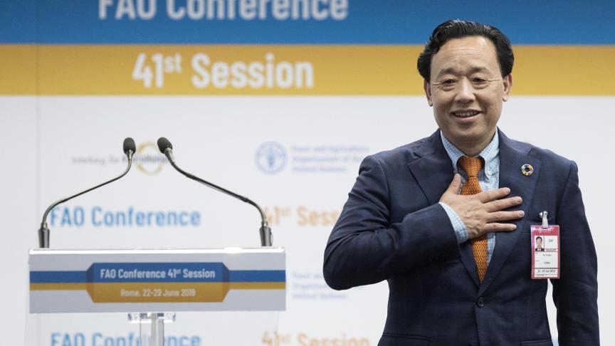 Qu trad dit jaar als nieuwe directeur-generaal van de FAO. Hij was hiervoor onder meer Chinese viceminister voor Landbouw.