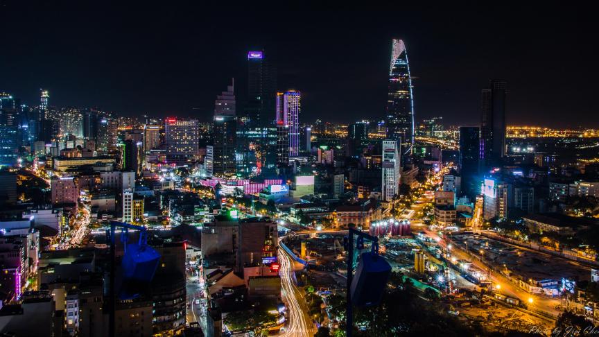 Vietnam behoort tot de snelst groeiende Aziatische markten. Op de foto Ho Chi Minh-stad, vroeger Saigon.