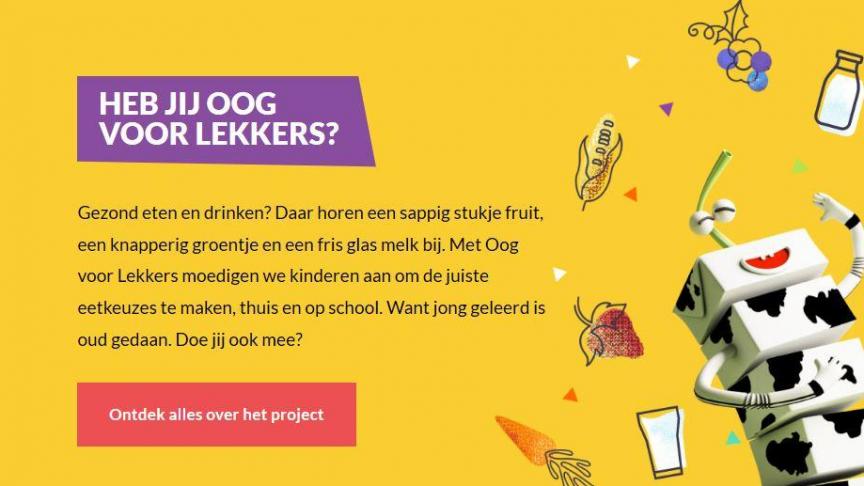 De jongelui genieten wekelijks van een gezond tussendoortje.