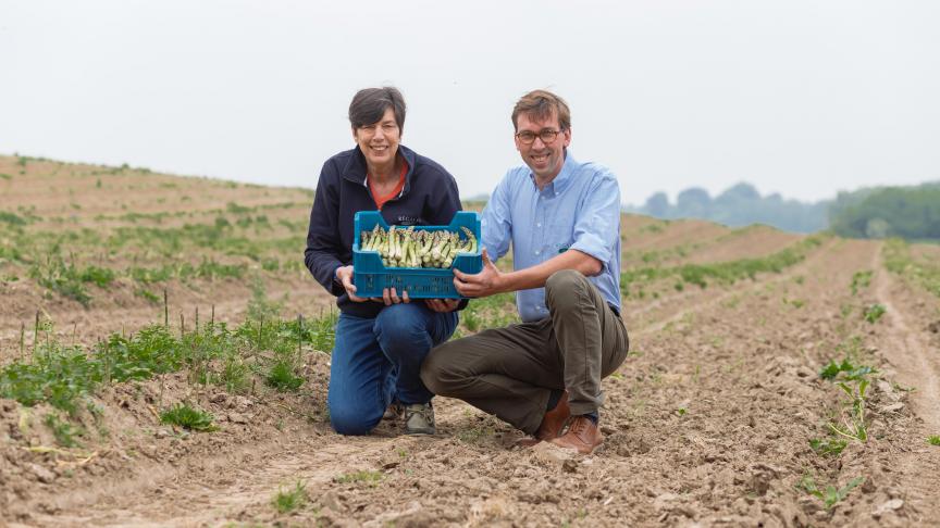 Bernadette en Stéphane Lejeune:  We blijven trouw aan onze grote waarde: de promotie van gezonde seizoensgroenten en van korte afzetkanalen.