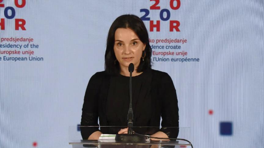 De videoconferentie werd voorgezeten door Marija Vučković, de Kroatische minister van landbouw.