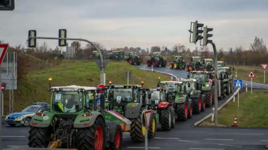 Heel wat boeren zakten al af naar de informele raad van landbouwministers in Koblenz.