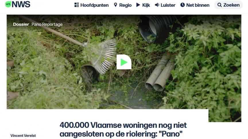 ABS na Pano-reportage over rioleringen:  Landbouw is niet de enige zondebok.