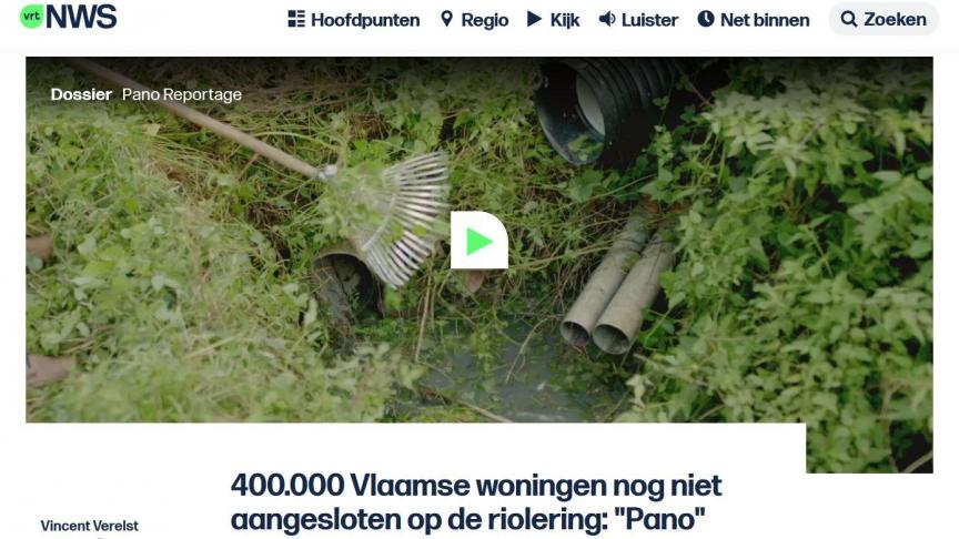 ABS na Pano-reportage over rioleringen: Landbouw is niet de enige zondebok.