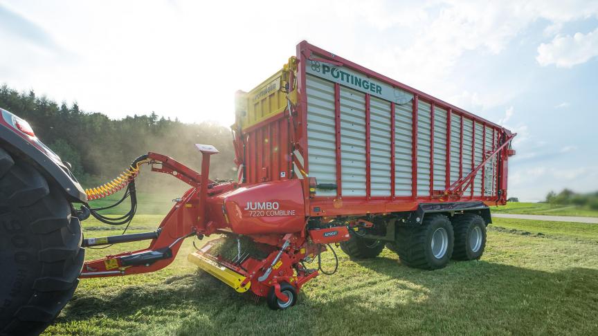 Opraapwagens zijn altijd een verkoopssucces geweest binnen het gamma van Pöttinger.