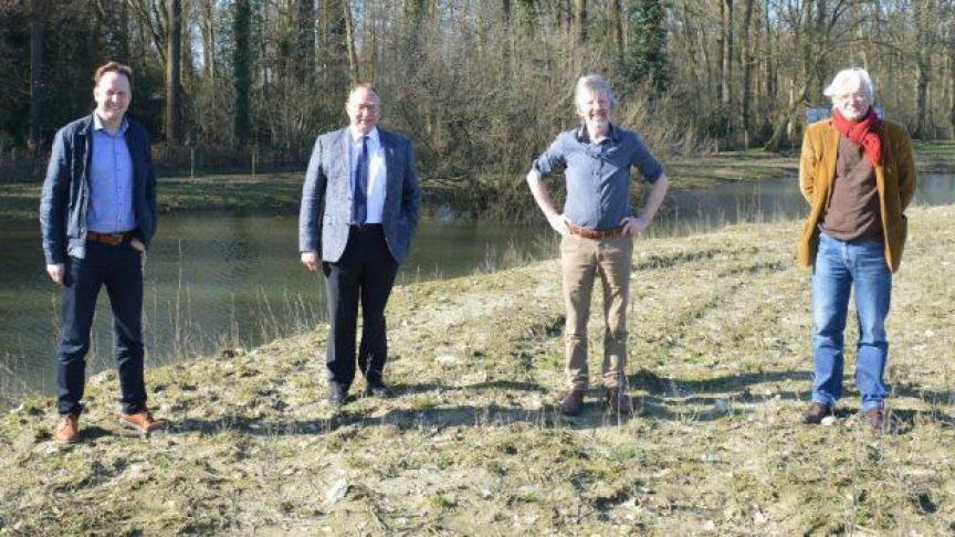 Zorggroep Curando en ILVO werken voortaan rond een lokaal project op de site van het kasteeldomein Patershof in Beernem.