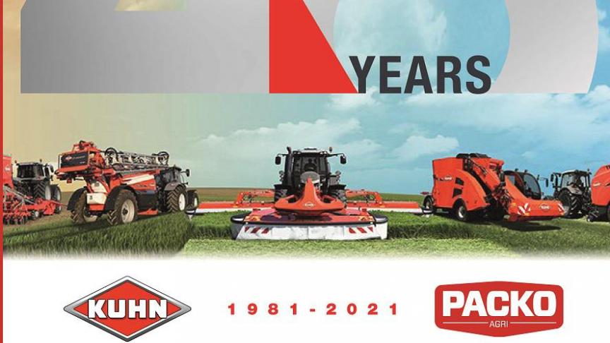 Packo Agri importeert al 40 jaar Kuhn machines.