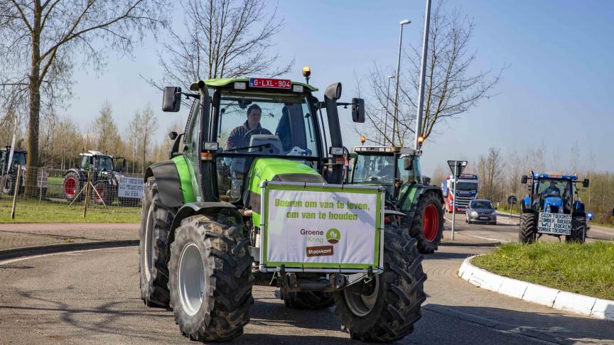 De tractorenestafette van de Groene Kring (een afdeling van de Landelijke Gilden, waartoe ook Boerenbond behoort) trok een week lang door alle Vlaamse provincies.