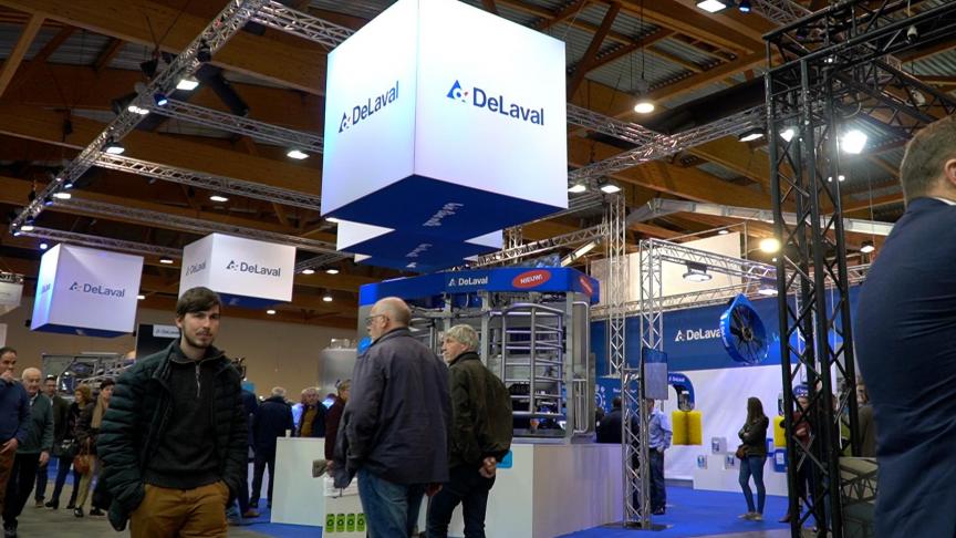 De stand van DeLaval op de laatste editie van Agribex.