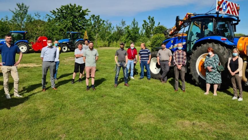 Landbouwers werken in de Agrobeheergroep Pajottenland samen rond verschillende projecten.