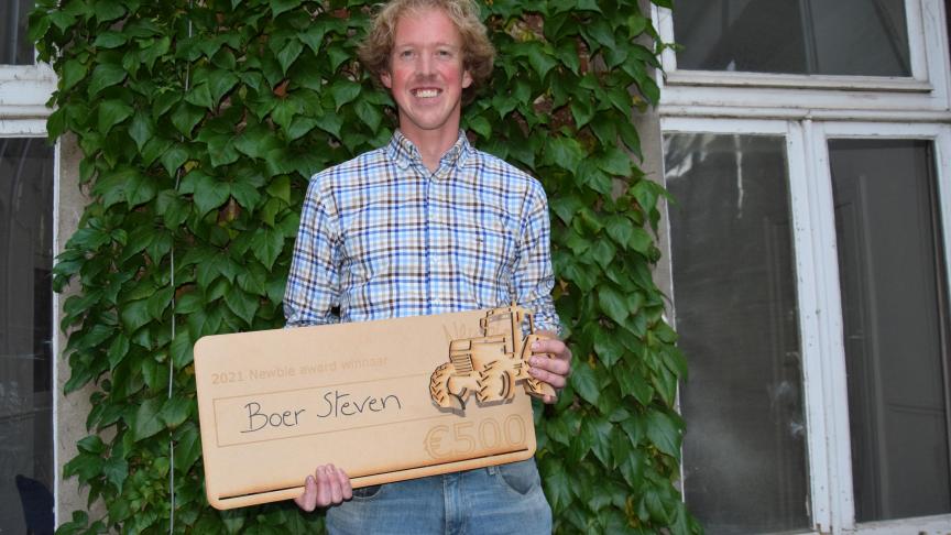 Boer Steven is de derde en laatste winnaar van de Newbie Award.