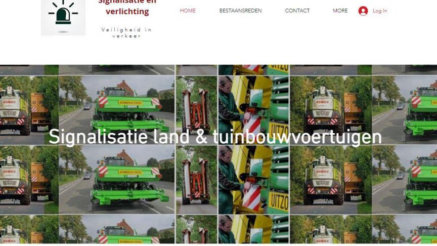 Voor een schoolopdracht werkten 4 studenten een informatieve website over signalisatie en verlichting uit.