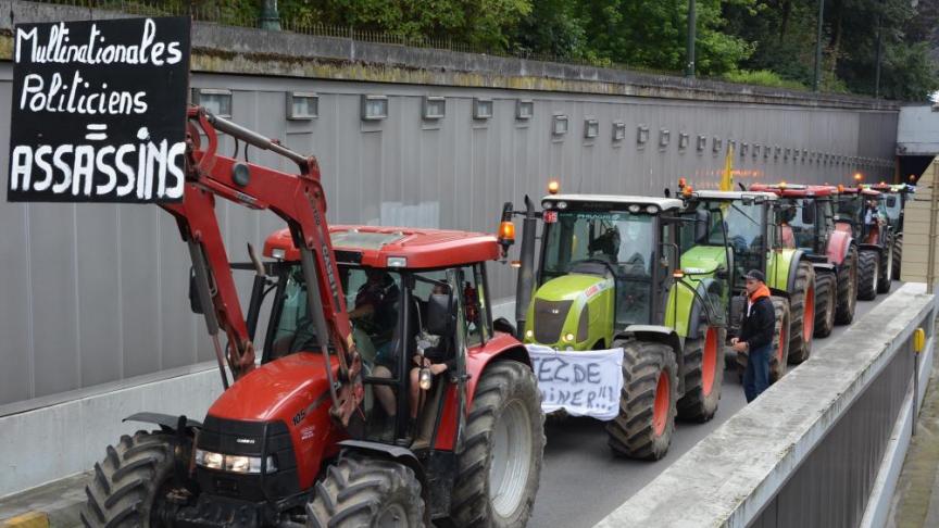 Waalse boeren gaan opnieuw actie voeren om te protesteren tegen het nieuwe GLB.