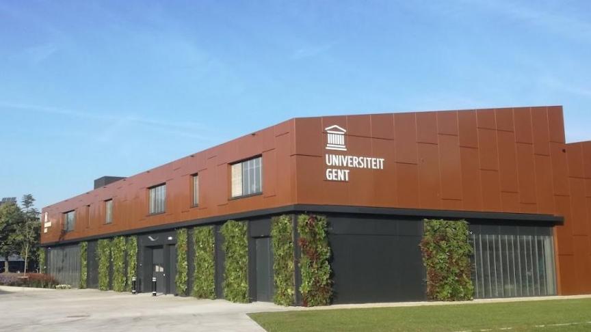 Het VEG-i-TEC-gebouw van de UGent in Kortrijk werd nog maar in september geopend.