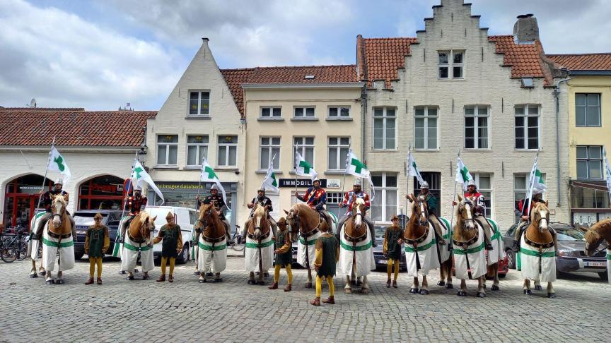 Vlaamse Paarden waren weer present in de Heilige Bloedprocessie in Brugge.