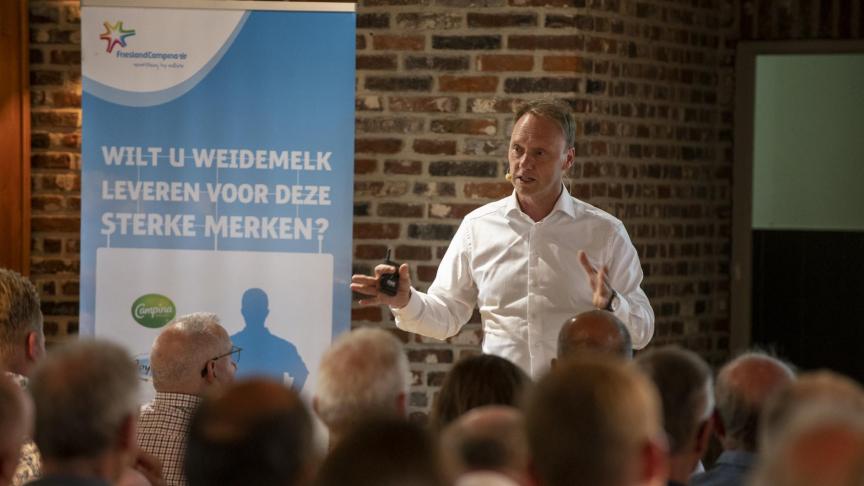 Hein Schumacher, CEO Koninklijke FrieslandCampina N.V., is zeer positief over hun toekomst in België.