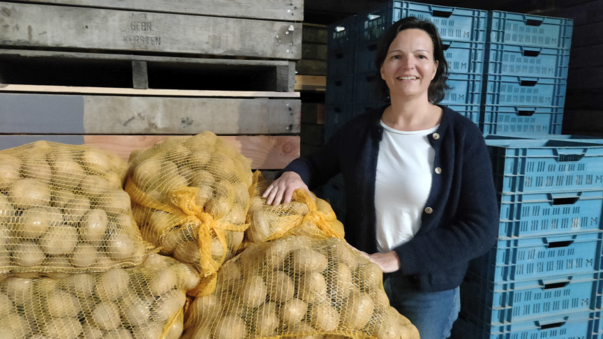 PCA-coördinator Ilse Eeckhout zag de aardappelteelt van dichtbij evolueren, en ziet de uitdagingen van de sector duidelijk voor zich.