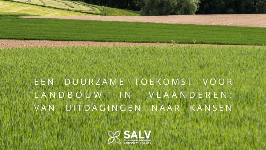 De SALV formuleerde antwoorden op de uitdagingen voor een duurzame toekomst voor de Vlaamse land- en tuinbouw in een strategische visienota.