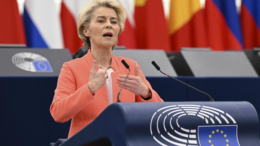 Commissievoorzitter Ursula von der Leyen maakt 100 miljoen euro vrij om de Oost-Europese landbouwers te helpen.