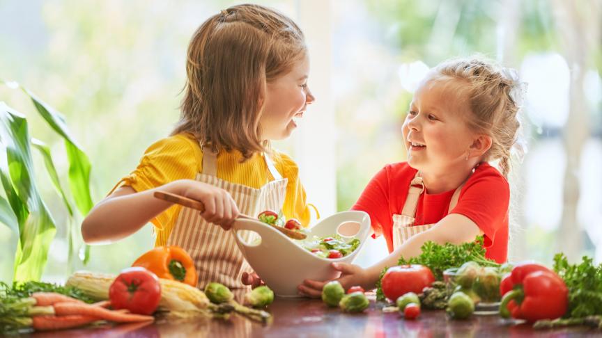 Heel veel kinderen konden door de actie genieten van gezonde lekkernijen.