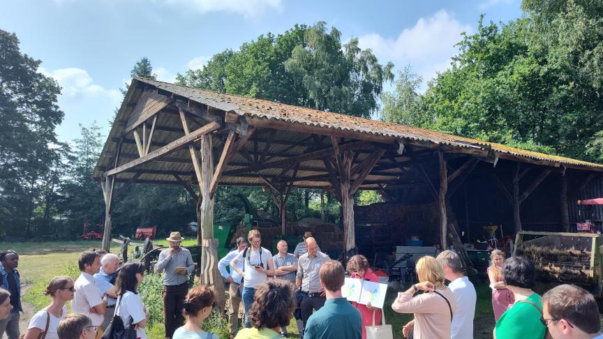 Tijdens het SALV-event werden landbouwers bezocht die met agrarische herontwikkeling te maken hebben.