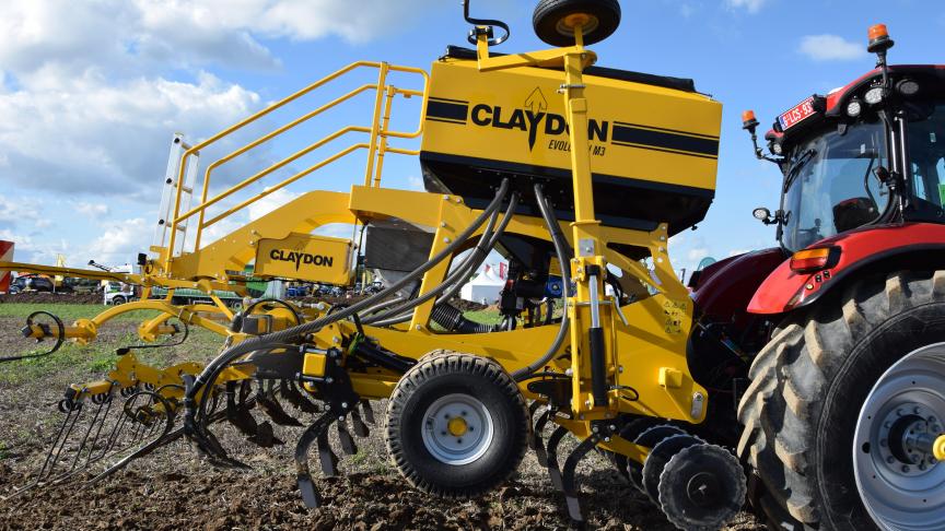 Gedragen Evolution M3-zaaimachine van Claydon.