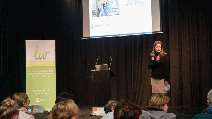 Tijdens de Ladies’ Day in 2019 sprak Gracienne de vrouwen op Agribex toe.