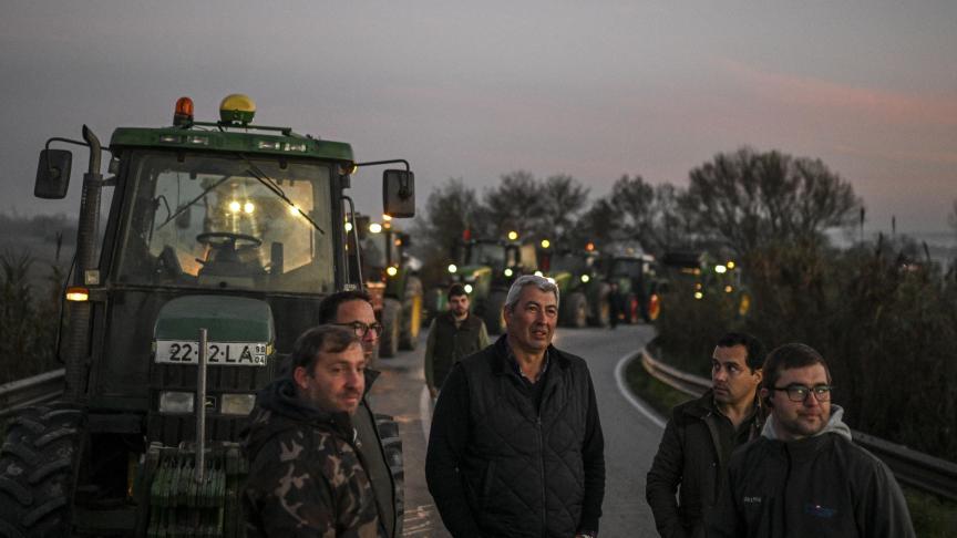 Ook in Portugal organiseren landbouwers ondertussen spontaan manifestaties.