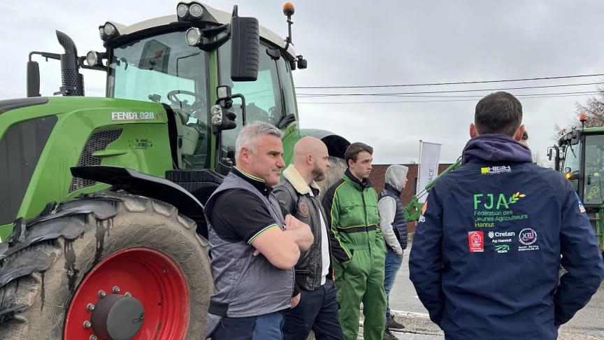 Jonge Waalse boeren manifesteren voorlopig niet meer met hun tractoren op straat.