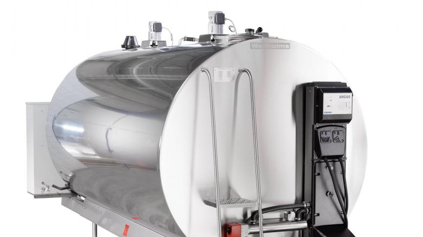 Wedholms heeft een nieuwe melkkoeltank ontwikkeld.