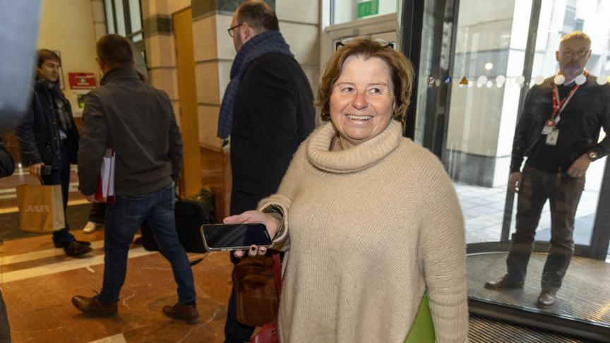 Marianne Streel (FWA) en Philippe Duvivier (Fugea)hadden een onderhoud met Bouchez en Prévot.